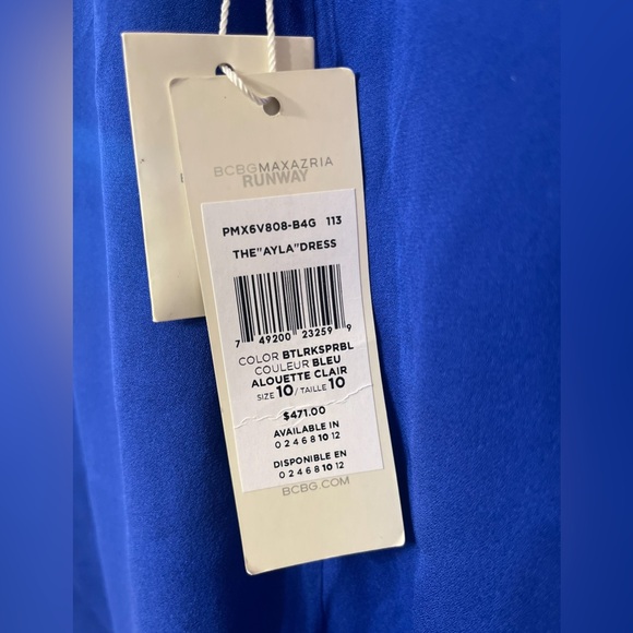 BCBG MAXAZRIA The “Ayla” Dress Designer Fancy High-End Party Glamour Sheer - Picture 4 of 4